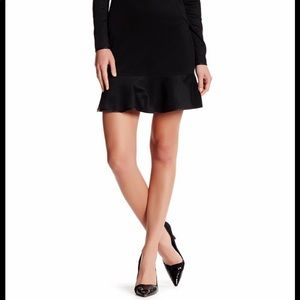 Rag & Bone Ruffle Hem Black Miniskirt Size 6